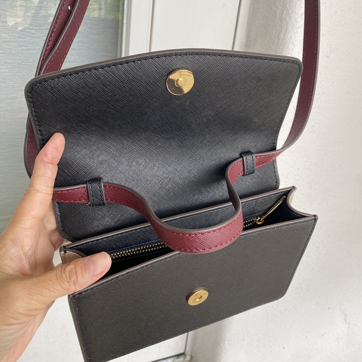 関税込み★Tory Burch Emerson Mini Shoulder Bag 84744 NWT Tory Burch EMERSON COLOR-BLOCK MINI SHOULDER BAG 84744