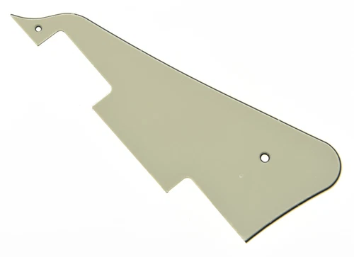 USA Spec Aged White 3 Ply LP Guitar Pickguard Scratch Plate For Gibson Les Paul
