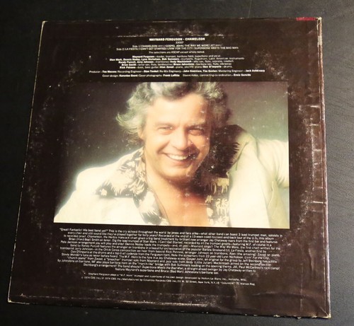 Maynard Ferguson Chameleon LP 1974 Vinyl Record Album VINYL IS EXCELLENT!!! - Picture 2 of 2