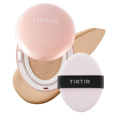 TIRTIR Mask Fit All-Cover Cushion -Mask Shield/72Std Stay Coverage #23N Sand/18g