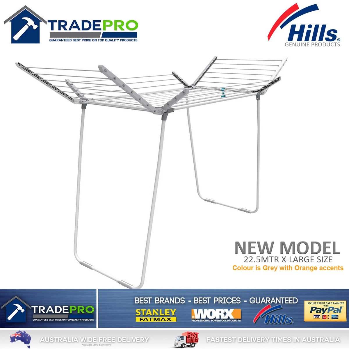 Hills 4 wing clothes airer sale