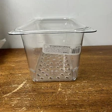 Cambro | 6 pack | Clear Camwear Colander for 1/3 Size Food Pans | 35CLRCW135