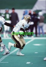 DALTON HILLIARD - NEW ORLEANS SAINTS -  Vintage 35mm Football Slide 2.19aa