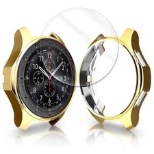 Bundle of Screen Protector TPU Cover Case for Samsung Gear S3 Frontier SM-R765A