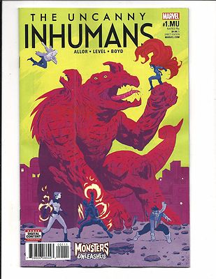 UNCANNY INHUMANS # 1.MU (Monsters Unleashed, APR 2017), NEUWERTIG NEU