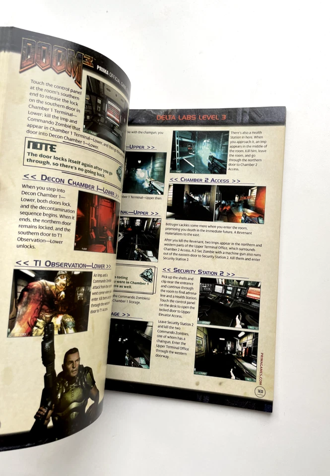 Doom 3 - OFFICIAL GAME STRATEGY GUIDE - Prima Games (Good Condition) - Image 4 of 4