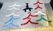 vintage Mattel Barbie  Ken Doll 1960s set of 12 various hangers, accessory
