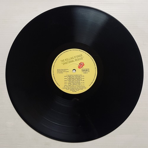 The Rolling Stones Emotional Rescue Vinyl Record 12” 33 RPM CUN-39111 RSR 1980 - Picture 6 of 24
