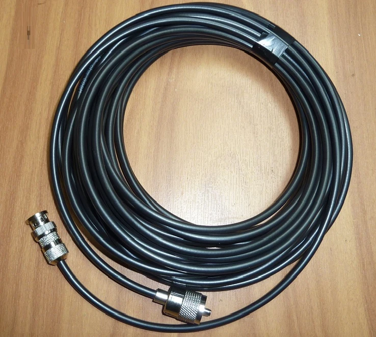ROCKET RADIO RG58 Coaxial Cable 20M Meter Fitted PL259 and BNC Plug