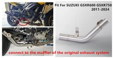 Fit For Suzuki GSXR 750 GSXR 600 2011-2024 Slip Exhaust Middle Connect Link Pipe