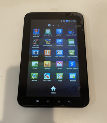 Samsung Galaxy Tab SCH-I800 2GB, Wi-Fi + 3G (Verizon), 7in - Black