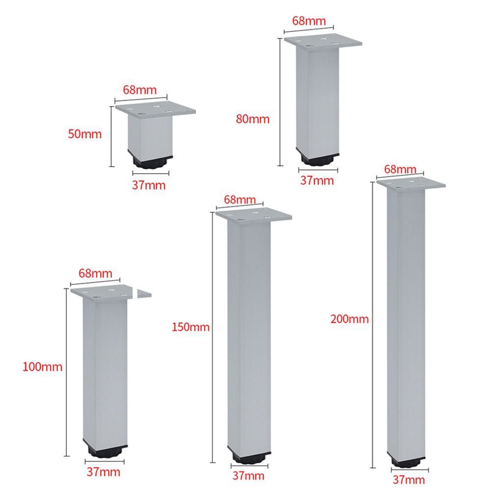 Height Hardware Furniture Table Feet Foot legs Replacement Furniture