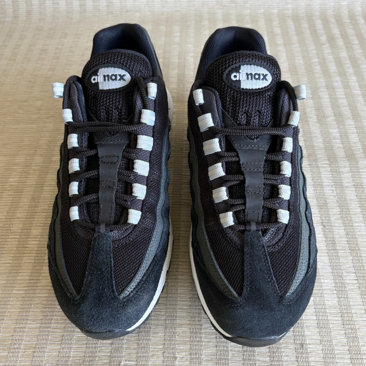 Nike Air Max 95 Shoes Mens Size 8 Black Platinum Anthracite 