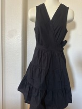 Nine West Black Dress Sz S Ladies (B200)