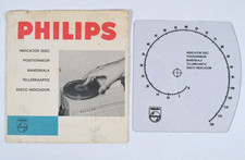 Rare Philips Indicator Disc For Reel To Reel Tape Recorders Players