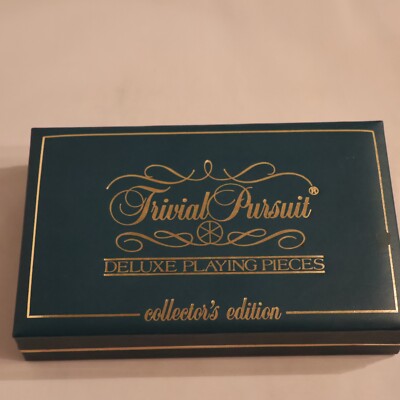 Trivial Pursuit Deluxe Playing Pieces   In Box   Excellent!