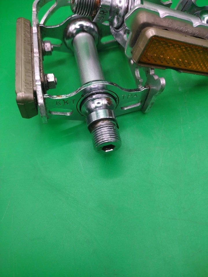 Pedales Bicicleta Ojo de Gato Modelo RR-0217 G-7 Kyokuto Top-Run Japón Foto 2 de 4