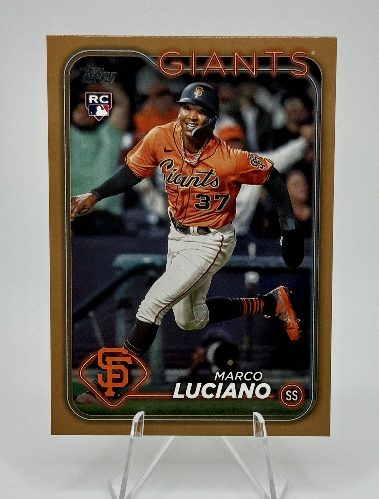 2024 Topps Series 1 - Gold Border #232 Marco Luciano /2024 RC Giants