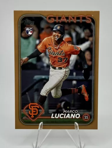 2024 Topps Series 1 - Gold Border #232 Marco Luciano /2024 RC Giants
