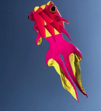 11m Large Soft Fish Kite Outdoor Toy Flying Adult Reel Inflatable Octopus Kite
