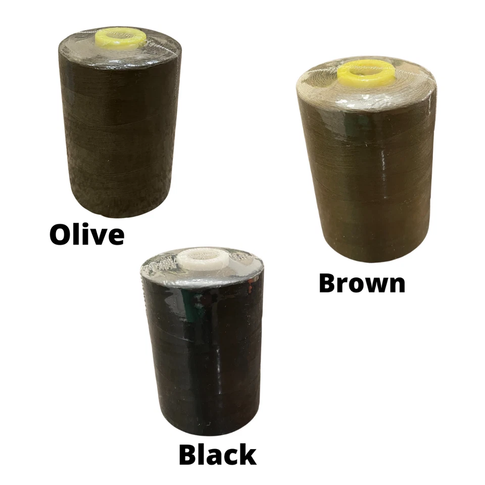 Hilo de Coser Poliéster 16 Colores Blanco Negro Bordado Acolchado en Conos Foto 4 de 4