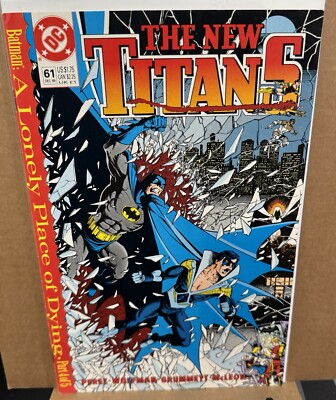 The New Titans # 61 - DC 1989 - A Lonely Place Of Dying Part 4 of 5