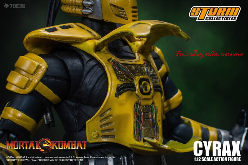 Perfect Storm Toys Mortal Kombat Cyrax 1/12 In Stock New Action