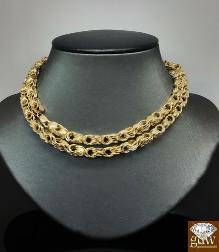 10k Real Gold Byzantine Chain Necklace 