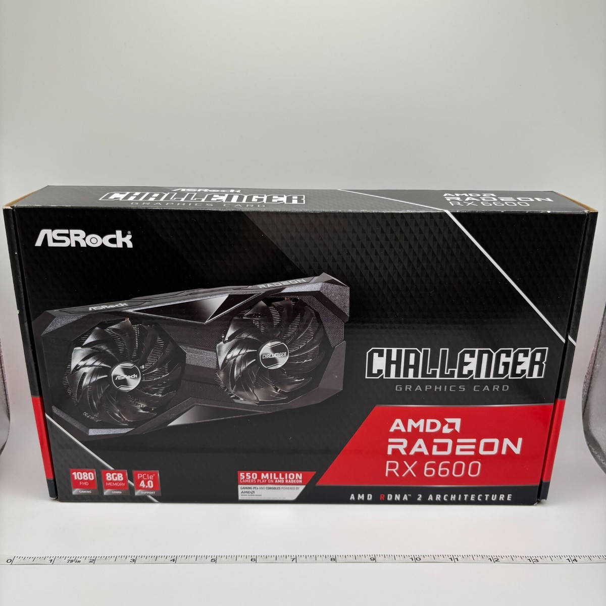 ASRock Challenger AMD Radeon RX6600 CLD 8G 8GB GDDR6 Graphics Card