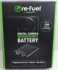 Digipower - Re-Fuel Rechargeable Replacement Battery for Nikon EN-EL19