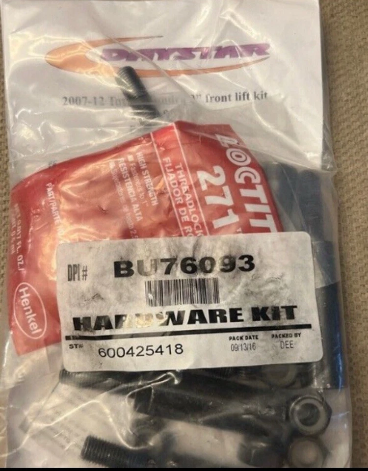 Daystar Toyota 3" Leveling Kit Tundra Sequoia 2007 to 2017 2/4wd - Image 3 of 3