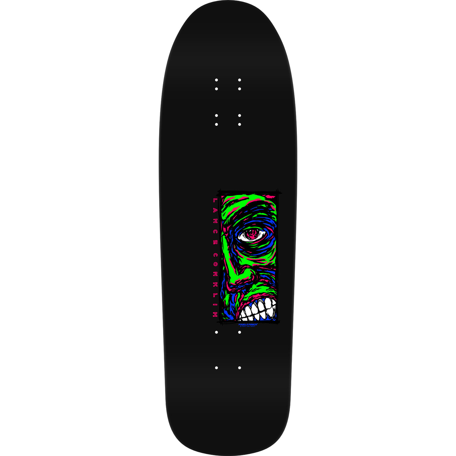 Powell Peralta Skateboard Deck Lance Conklin Face Blacklight Old School Reissue