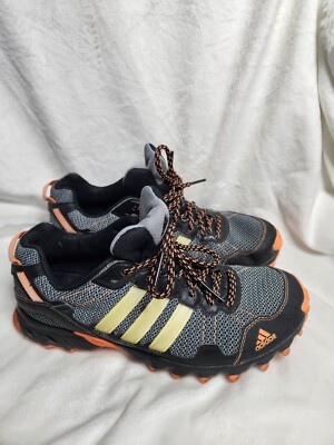 Adidas Running Shoes Men Size 10 Mud Release Surface Gray and