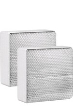 RV Vent Insulator 14  X14  X3  , 2 Piece Universal RV Skylight Cover with Reflectiv