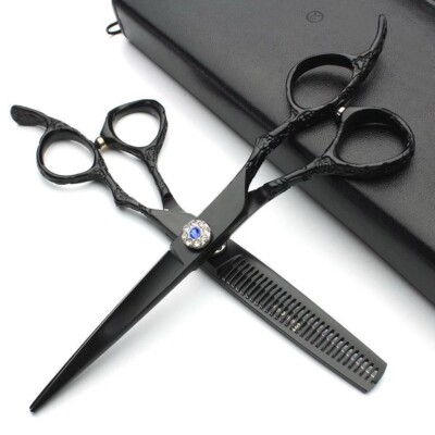5,5 Zoll Professionelle Haarschneide Schere Ausdünnen Friseur Friseur Schere Set