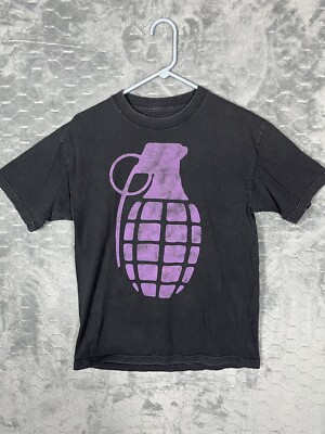 Grenade 3D Explosion Tee Mens Black Short Sleeve T-Shirt Medium