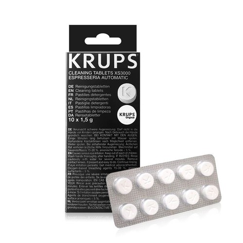 Cleaning Tablets Pack 10 XS3000 For Krups Coffee Makers 10942122968 eBay