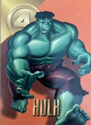 Marvel Vision Embossed Hulk Fantastic Four #70 Fleer/Skybox 1996