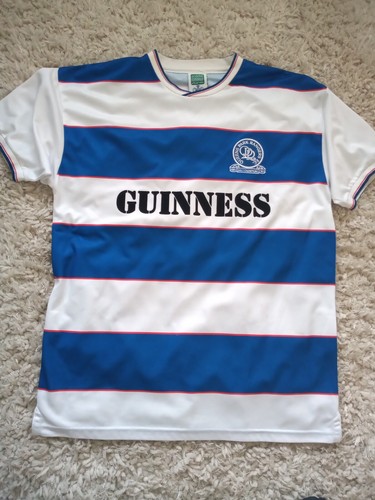 QPR Home Shirt Guinness 1980s Score Draw Replica Kit | eBay