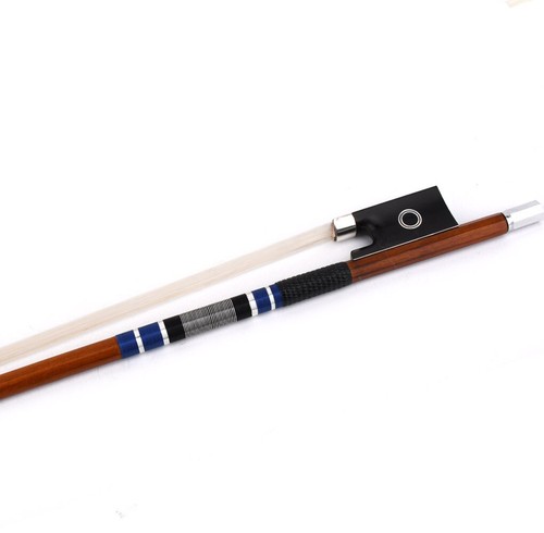 E.Sartory Copy Master Pernambuco Violin Bow 4/4 Ebony Ring Frog Silver Parts 61g - Imagen 9 de 14