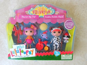 Lalaloopsy-Mini-Dolls-Silly-Funhouse-Peanut-Big-Top-Ember-Flicker-Flame-MGA