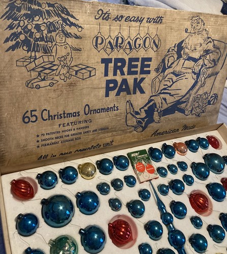 Vintage Paragon Tree Pak Christbaumschmuck Set OVP RAR - Bild 6 von 15