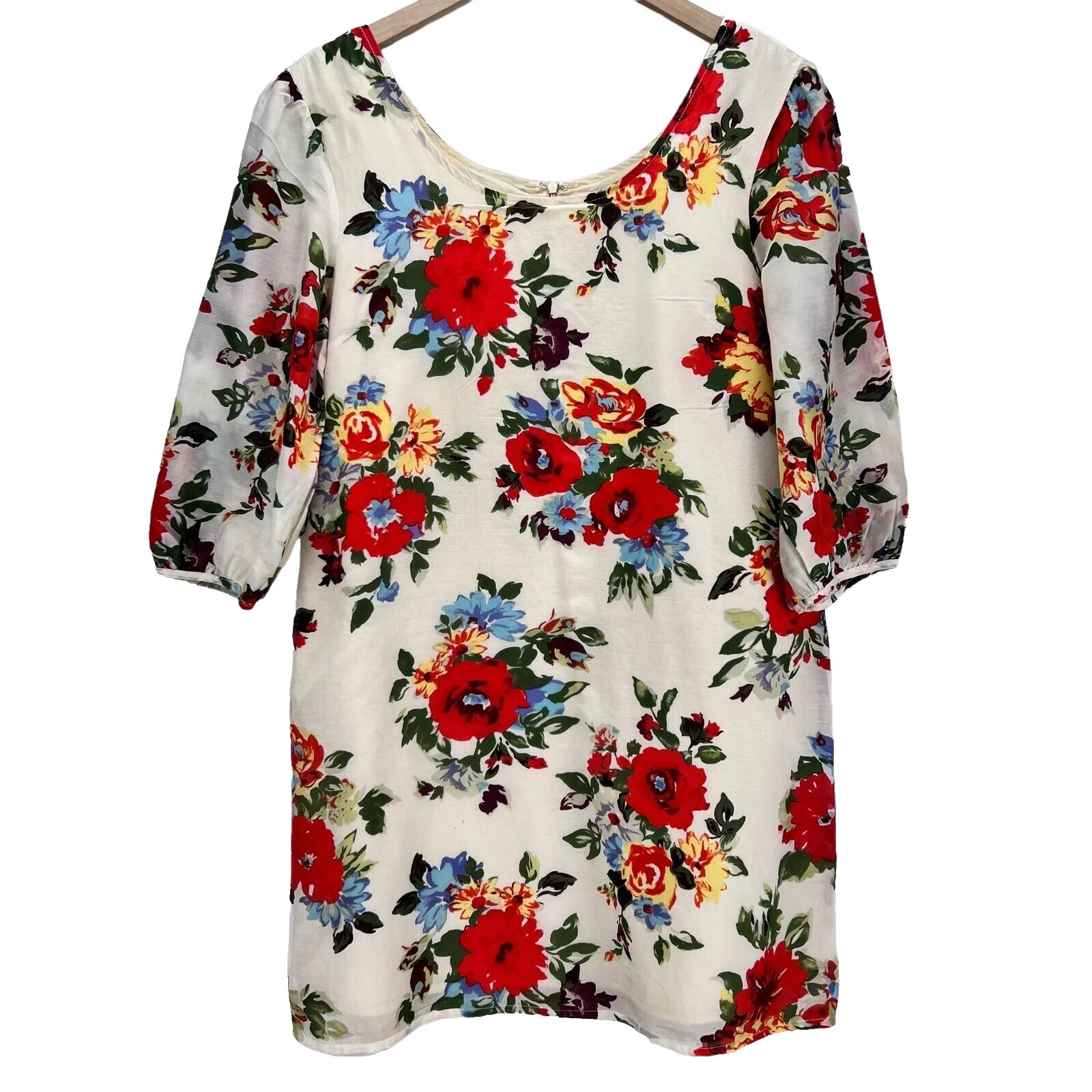 Vestidos Informal Floreado Tulle