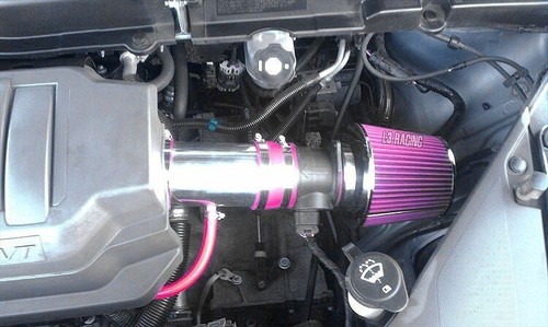 Racing Air Intake System + DRY Filter For 07-10 Saturn Outlook XE XR 3.6L V6 - Afbeelding 2 van 2