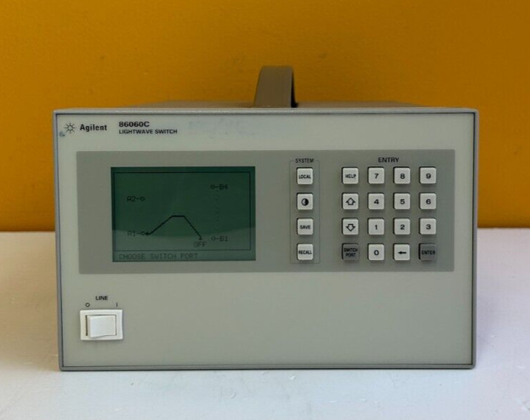 Agilent / HP 86060C-002-012-051-109-204 1280-1650 nm, Compact Lightwave Switch!