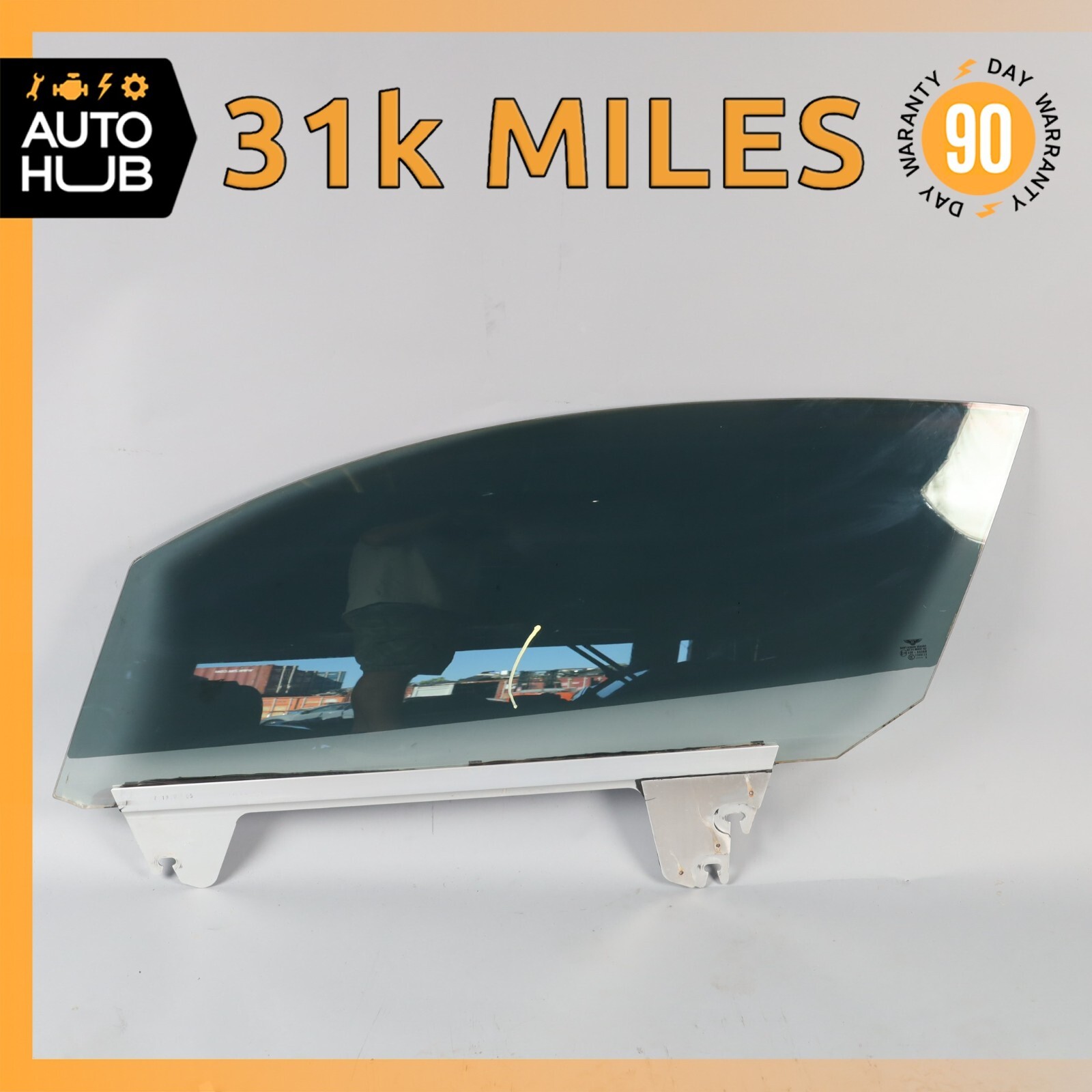 03-10 Bentley Continental GT Coupe Front Left Driver Door Window Glass OEM 31k
