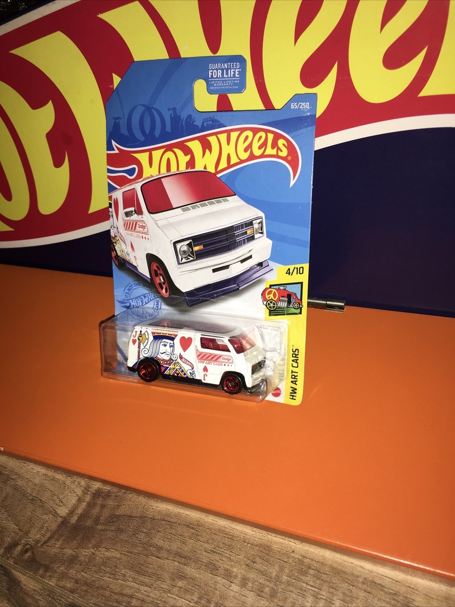HOT WHEELS HW ART CARS CUSTOM 77 DODGE VAN TREASURE HUNT | eBay