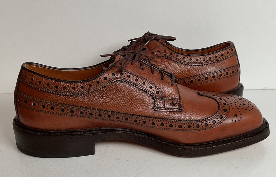 Vintage Nettleton Leigh Derby Loafers 8.5 D Long Wing