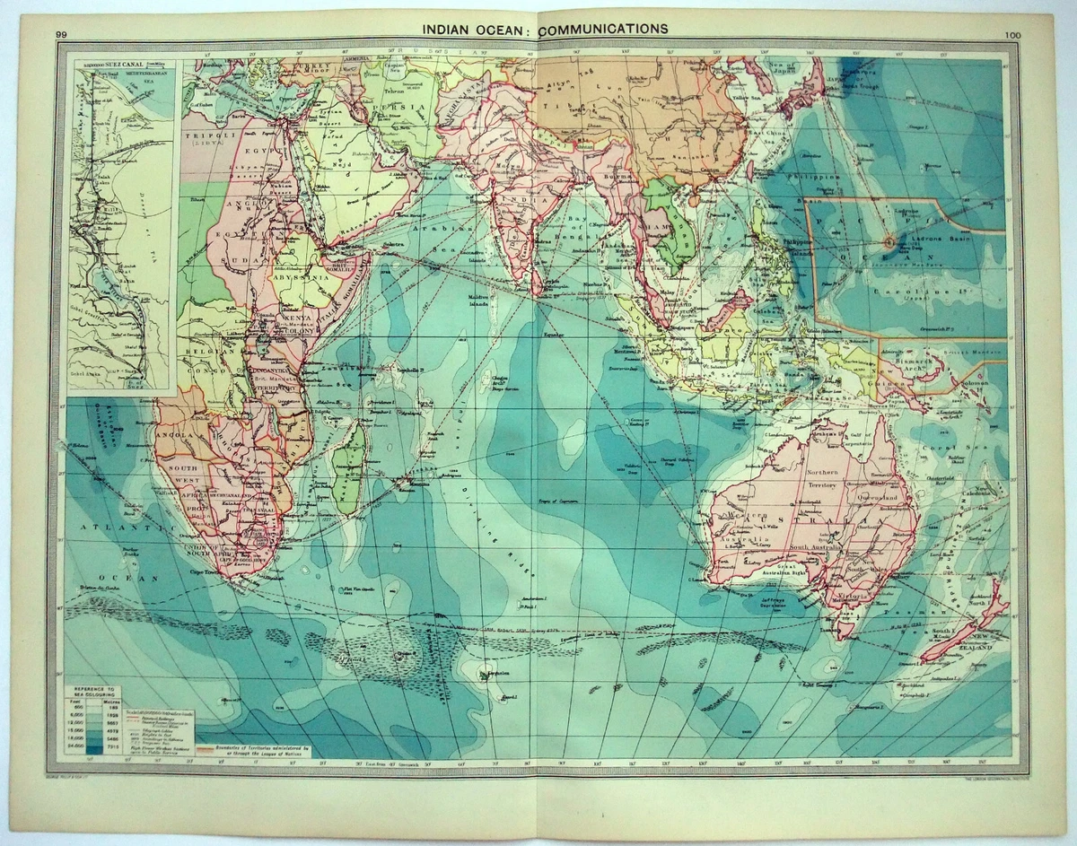 1920-1929 Date Range Antique World Maps & Atlases for sale | eBay