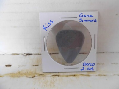 KISS ''GENE SIMMONS'' HERCO 2~DOT GUITAR PICK~READ DESCRIPTION #15~13